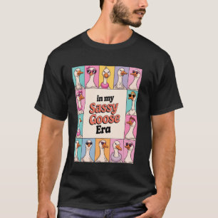 Retro in meiner albernen Gans-Ära Lustiger Tierlie T-Shirt