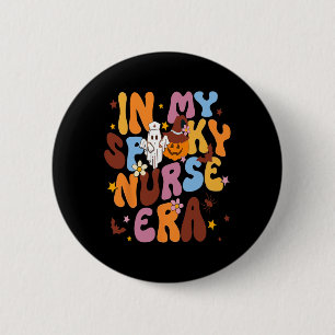 Retro in meiner heiligen Krankenschwester Era Spaß Button