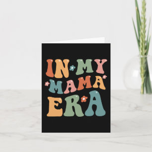 Retro in meiner Mama-Ära lustige Mama Muttertag Karte
