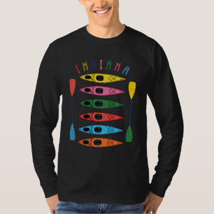Retro Indiana Kayaking T-Shirt