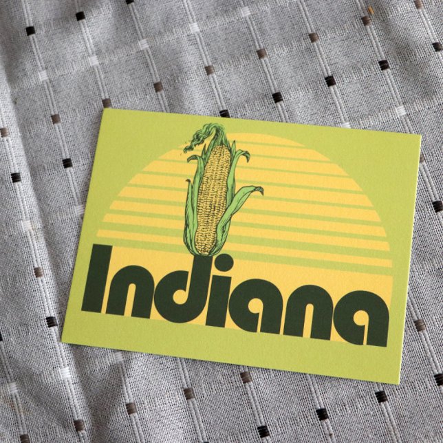 Retro Indiana Postkarte (Von Creator hochgeladen)