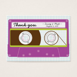 Retro Indie Mixtape Hochzeit (Lila/Lime)