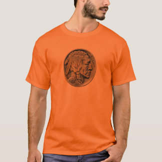 Retro indisches Hauptnickel-Pop-Kunstt-shirt T-Shirt
