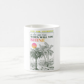 retro inspirational self care Quote  Kaffeetasse