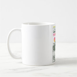 retro inspirational self care Quote  Kaffeetasse