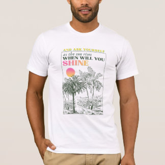 retro inspirational self care Quote  T-Shirt