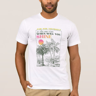 retro inspirierender Selbstfürsorge-Zitat T-Shirt