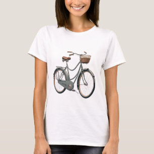 Retro-inspiriert Abbildung eines Fahrrads T-Shirt