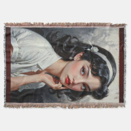 Retro Inspiriert Portrait von nachdenklicher junge Decke