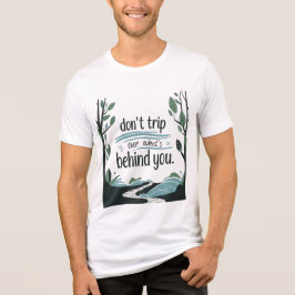 Retro-Inspiriert "Reiß nicht über das, was hinter  Tri-Blend Shirt