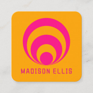 Retro-inspirierte Visitenkarte