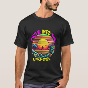 Retro-Inspiriertes Abenteuer in das Unerwartete T-Shirt