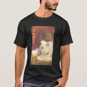 Retro-inspiriertes japanisches Design Ein kaltes G T-Shirt
