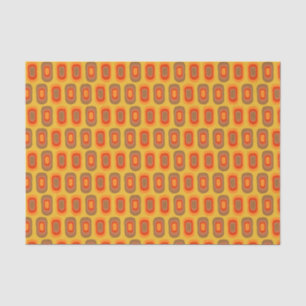 Retro-Inspiriertes Muster Seidenpapier