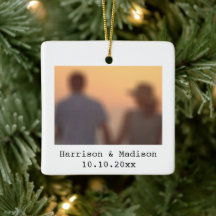 Retro Instant Foto Name Datum Weihnachten