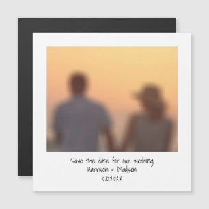 Retro Instant Foto Name Speichern des Datums-Magne Magnetkarte