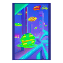 Retro Invasion Futurismus