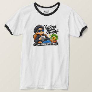Retro-Investor-Ringer-T-Shirt - Cooler Investor T-Shirt