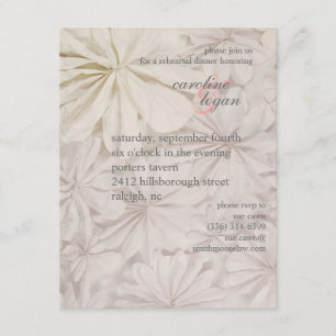rétro invitation de dîner de répétition