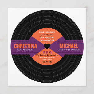 Rétro invitation record