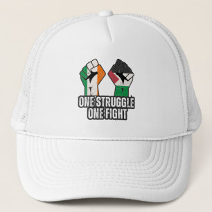Retro Ireland Palestina Solidarity Fist Revolution Truckerkappe