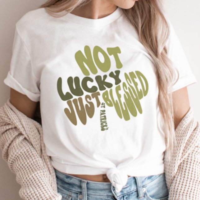 Retro Irish Kleeblatt St Patrick's Day T-Shirt (Von Creator hochgeladen)