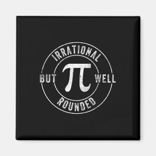 Retro irrational, aber gut gerundet Pi Day Celebra Magnet