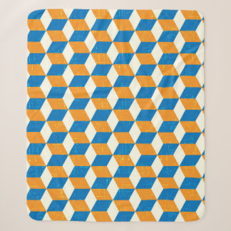 Retro-isometrische Würfel, geometrische Illusion Sherpadecke