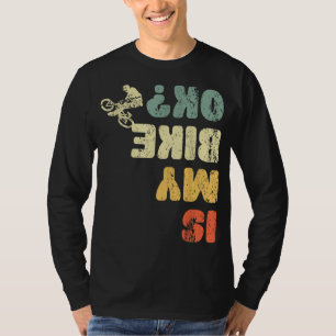 Retro ist mein Bike Ok Jugend Mens Kinder Frauen V T-Shirt