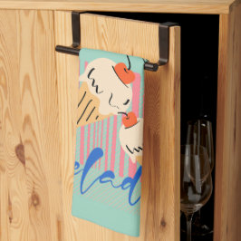 Retro Italian Ice Cream Cones Geschirrtuch