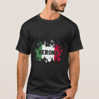 Retro Italien Stadt Verona T-Shirt
