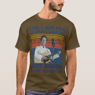 Retro Ja ich alt, aber ich sah Marty auf Bühne T-Shirt
