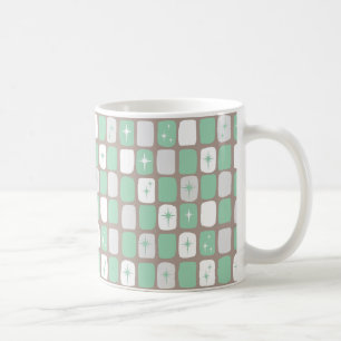 Retro-Jade-Starbursts-Kaffeetasse Kaffeetasse
