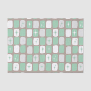 Retro Jade-Sternexplosion-Seidenpapier Seidenpapier