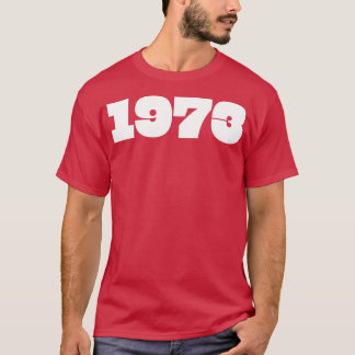 Retro-Jahr-Typografie 1973 T-Shirt