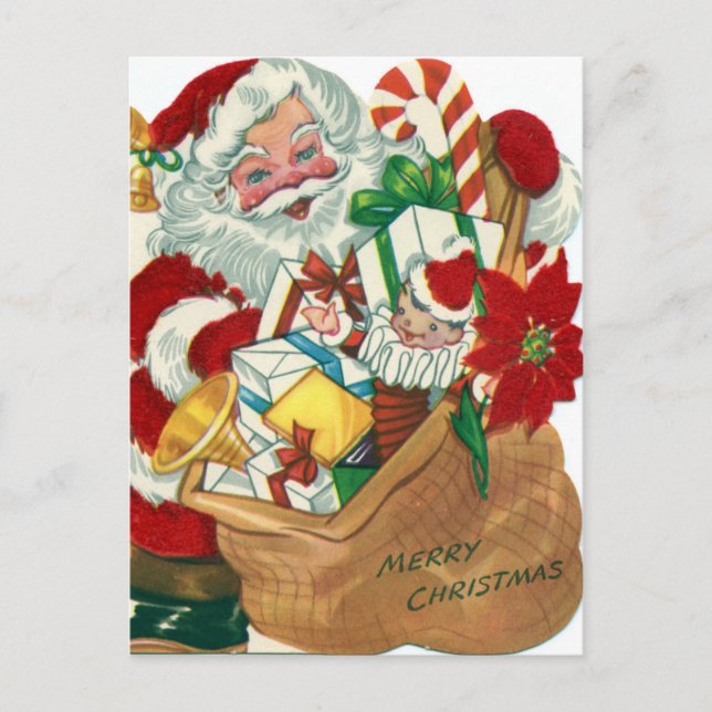 Retro-Jahrgang Weihnachten (Vorderseite)