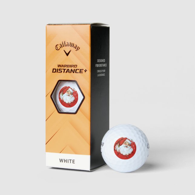 Retro-Jahrgang Weihnachten Weihnachten Weihnachtsf Golfball (Verpackungen)