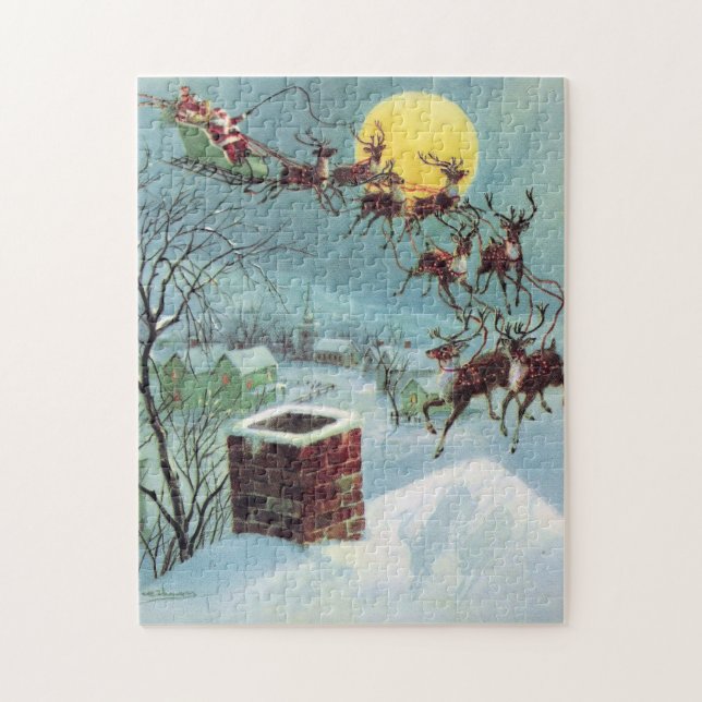 Retro-Jahrgang Weihnachten Weihnachtsfeiertag (Vertikal)