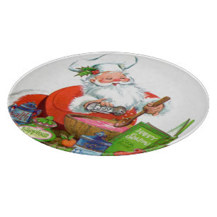Retro-Jahrgang Weihnachten Weihnachtsfeiertag Schneidebrett