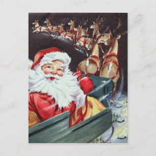 Retro-Jahrgang Weihnachten Weihnachtsmann