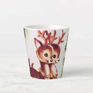 Retro-Jahrgang Weihnachtsreiniger Urlaub Milchtasse