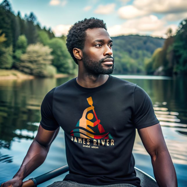 Retro James River Kayaking T-Shirt (Von Creator hochgeladen)