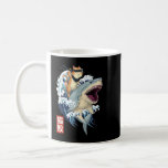 Retro Japanisch Samurai Kat Shark Vintag Kanagawa Kaffeetasse<br><div class="desc">Retro Japanisch Samurai Kat Shark Vintag Kanagawa</div>