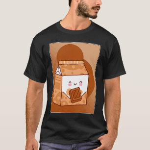 Retro-Japanische-Schokoladenmilch Essen Esser Graf T-Shirt