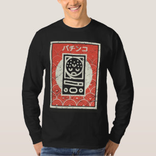 Retro japanisches Arcade-Spiel Pachinko T-Shirt