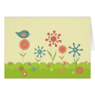 Rétro jardin de ressort