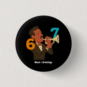 Retro Jazz Spirit 67 – Festival im Stil der Mitte Button