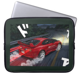 Retro-JDM-MK4-Supra-Drift-Anime-Stil-Laptop-Hülle Laptopschutzhülle