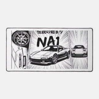 Retro-JDM-NA1-NSX-Breitbild-Manga-Panel-Schreibtis Schreibtischunterlage