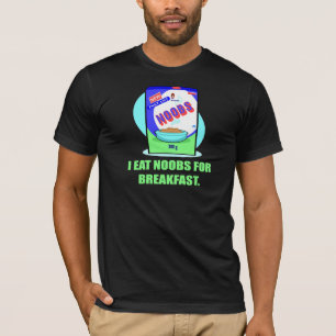 Rétro je mange Noobs pour le T-shirts de petit